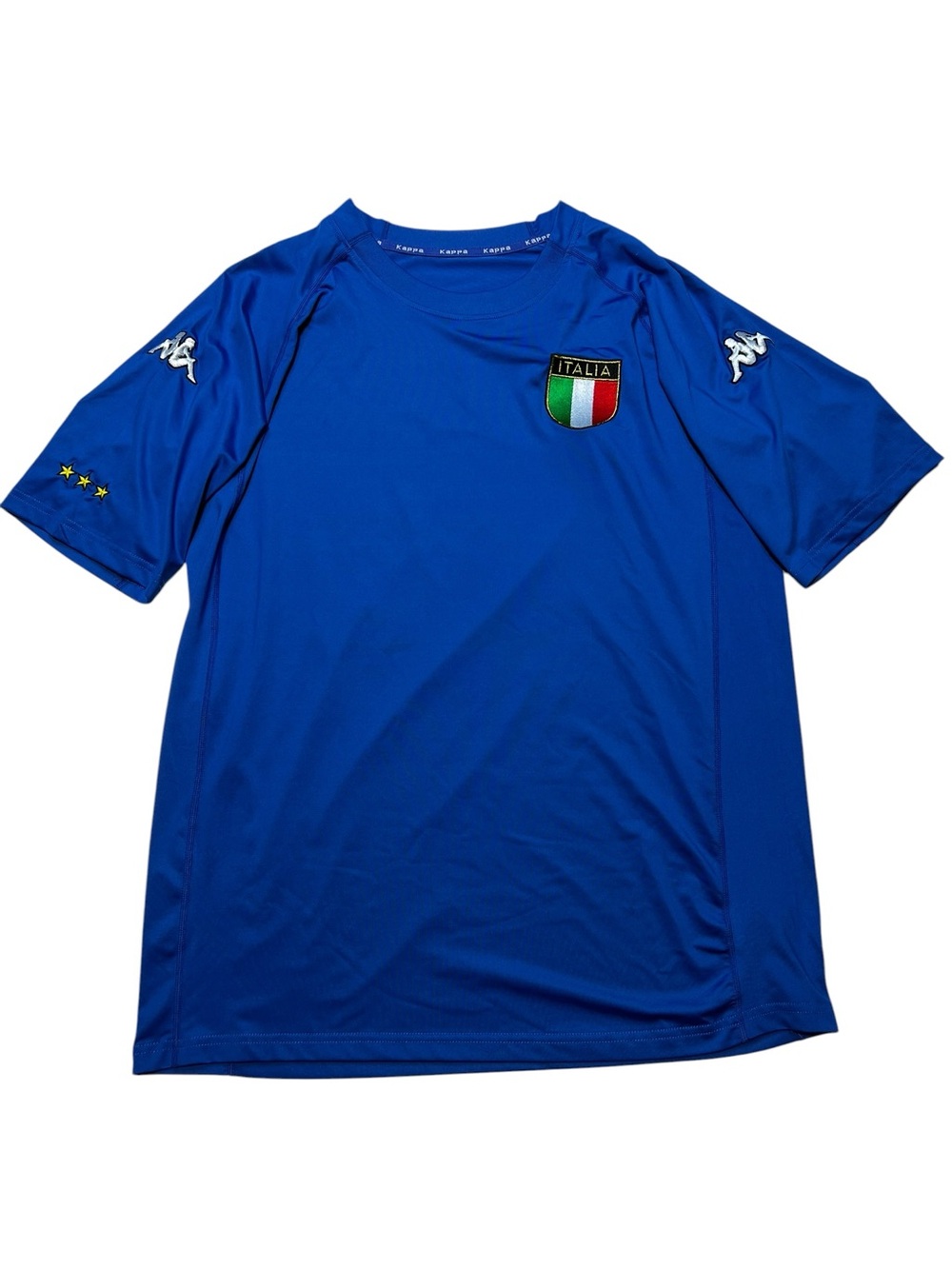 Kappa Italy '00-01 Home Soccer Jersey Blue Euro 2000 Size medium M
